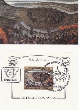 BF 11 - Austria carte maxima 1983