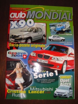 REVISTA AUTO MOTO ; AUTO MONDIAL foto