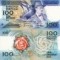 Lot 2 bancnote Portugalia 100 escudos 26 mai 1988, circulate, administratori diferiti, 50 roni