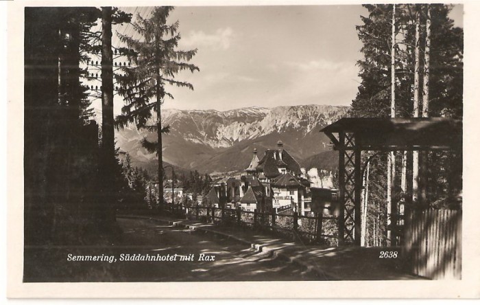 CPI (B2725) AUSTRIA. SEMMERING, EDITURA VERLAG, NECIRCULATA
