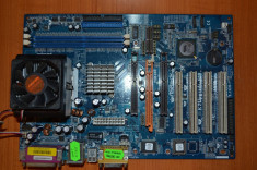 Placa de baza Socket A, Sempron 2500+, Cooler, DDR1, AGP foto