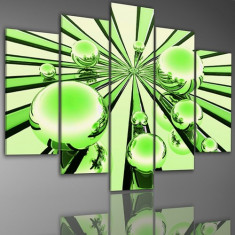 Tablouri moderne din 5 piese cu modele abstracte, dimensiune 100 X 60 cm foto