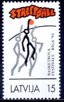 C2852 - Letonia 1994 -Yv.no.333 - sport,serie completa,neuzata