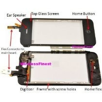 Geam Display Carcasa Digitizer Touch Screen Apple iPhone 3GS foto