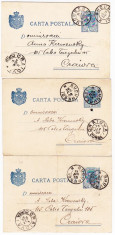 Lot 3 CP circulate Bucuresci-Craiova 1899 foto