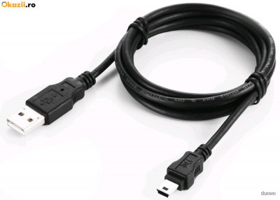 **cablu trasfer date USB - mini USB 60cm (531) foto