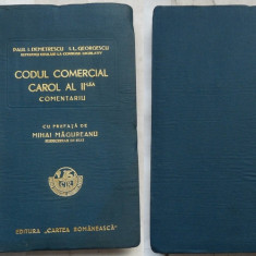 Paul I. Demetrescu ; I. L. Georgescu , Codul comercial Carol al II - lea , 1939