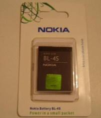 Vand Baterie Acumulator Nokia BL-4S NOUA ORIGINALA Nokia 2680 Slide, 3600 Slide, 3710 Fold, 6208 Classic, 7100 , 7020, 7610 Supernova, X3-02 foto