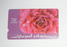 Cartela - Arta - Floare - Turcia - 2+1 gratis toate licitatiile - CHA121 foto