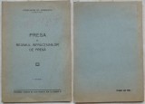 Aramescu , Presa si regimul infractiunilor de presa , 1938 , autograf din Balcic, Alta editura