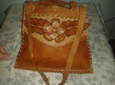 Geanta Handmade Piele foto