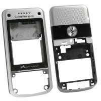 Carcasa Sony Ericsson W760 gri neagra Swap Originala foto