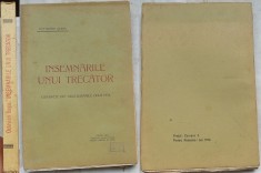 Octavian Goga, Insemnarile unui trecator; Crampeie, Arad, 1911, editia 1 , 2