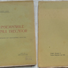 Octavian Goga , Insemnarile unui trecator ; Crampeie , Arad , 1911 , ed. 1 , 2