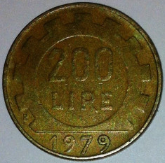 200 lire 1979, Italia, stare VF/XF foto