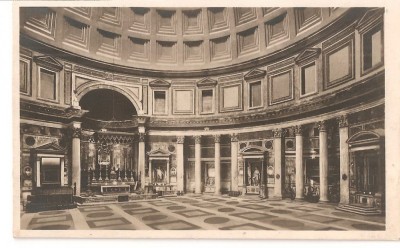 CPI (B2773) ITALIA. ROMA, INTERIOR AL PANTEONULUI, NECIRCULATA foto
