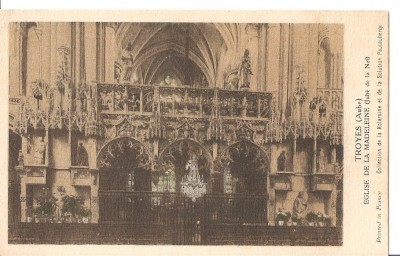 CPI (B2766) FRANTA. TROYES, EGLISE DE LA MADELEINE , NECIRCULATA foto