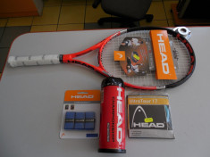 SET PENTRU TENIS DE CAMP HEAD COMPUS DIN RACHETA+RACORDAJ+OVERGRIP+MINGI foto