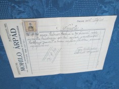 Act vechi romanesc datat si timbrat- Faget- 24 02 1912-15_24cm. foto