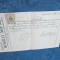 Act vechi romanesc datat si timbrat- Faget- 24 02 1912-15_24cm.