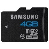 Card micro sd Samsung 4 GB, clasa 4 + adaptor SD, nou, sigilat cu factura si garantie 60 luni foto