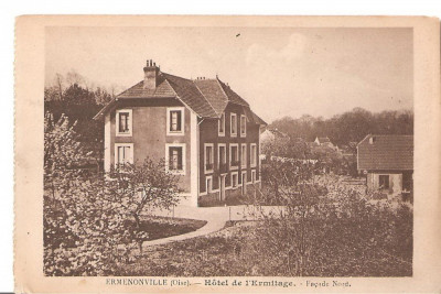 CPI (B2747) FRANTA. ERMENONVILLE, HOTEL ERMITAGE, NECIRCULATA foto