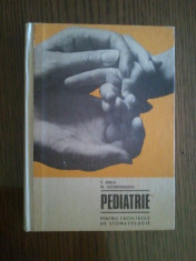 Vand carte PEDIATRIE , P.MEILA , M.GEORMANEANU foto