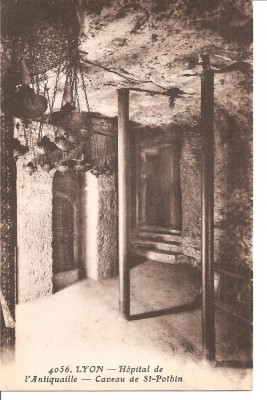 CPI (B2810) FRANTA. LYON, HOPITAL DE l&amp;#039;ANTIQUAILLE, CAVOUL ST - POTBIN, EDITURA X. GOUTAGNY, NECIRCULATA foto