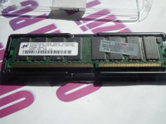 Memorie Micron 256MB PC3200 CL3 DDR DIMM 400Mhz 184 PINI cod 8006 foto