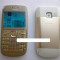 Vand Carcasa Nokia C3 Noua Completa Gold Auriu Aurie - Alba