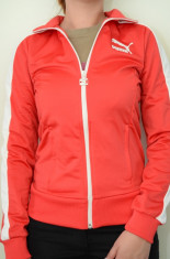 bluza dama Puma Heroes T7 Track Jacket 557874, ORIGINALA, poliester, rosu foto