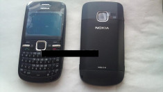 Vand Carcasa Nokia C3 Noua Completa Neagra Negru Black foto