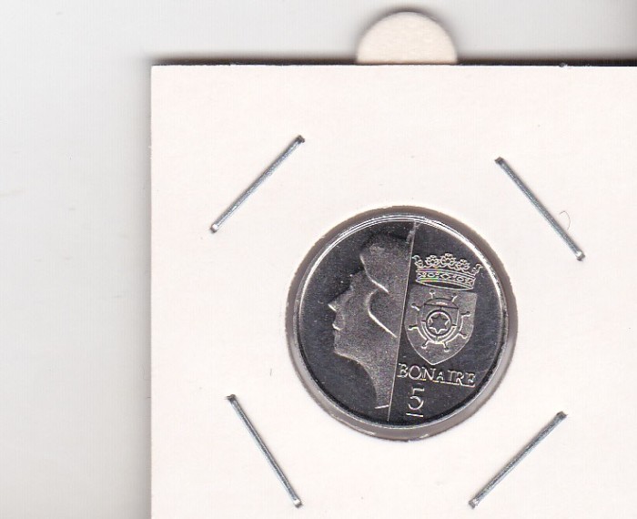bnk mnd Bonaire 5 centi 2012 unc , fluture