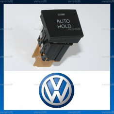 Buton + Cablaj pentru functia AUTO HOLD Passat B6, Passat CC, COD 3C0927227B foto