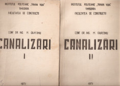 ING. M. GIURCONIU - CANALIZARI (1973 - 2 VOL. - 225 fig. + 62 tabele) foto