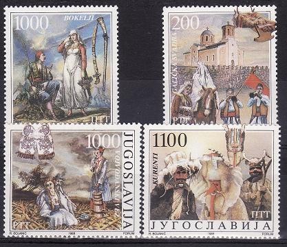 Yugoslavia 1988 - Yv.no.2186-9,serie completa,neuzata
