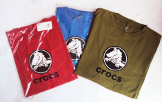 CROCS Original - tricou bumbac 100% de barbati marime L, diverse culori foto