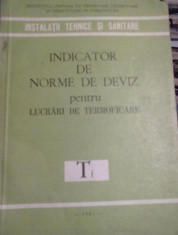 Indicator de norme de deviz (Tf) foto