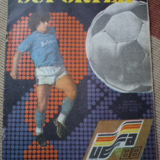 Revista Suporter 1987 supliment al programului sportiv FC Arges RSR fotbal sport