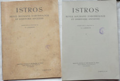 Istros , Revista romana de arheologie si istorie veche , S. Lambrino , interbel. foto