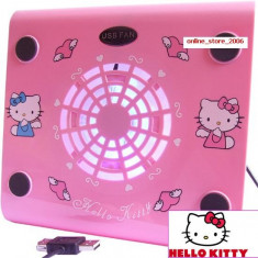 COOLER HELLO KITTY PENTRU NOTEBOOK. foto