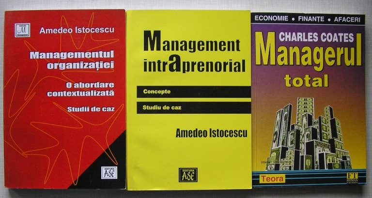 Carti despre Management - 3 titluri | Okazii.ro