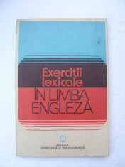 Exercitii lexicale in limba engleza foto