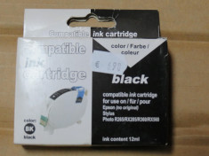 CS462 Cartus imprimanta compatibil Epson Photo R265 R285 R360 R560 negru black T0801 T-0801 foto