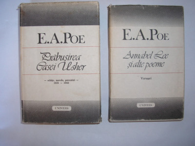E .A.Poe Annabel Lee si alte Poeme-Versuri/Prabusirea casei Usher foto