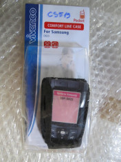 CS519 Husa telefon mobil Samsung D820 Vivanco Samsung SGH-D820 cu insertie piele foto