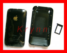 BC08 Carcasa capac spate iPhone 3G, 3GS la tipla + sim tray, 8 GB - LIVRARE GRATUITA IN CAZUL PLATII IN AVANS! foto