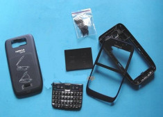 Vand Carcasa Nokia E63 Noua Completa Negru Neagra Black foto