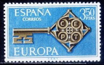 C863 - Spania 1968 - Yv.no.1523 europa,serie completa,neuzata foto