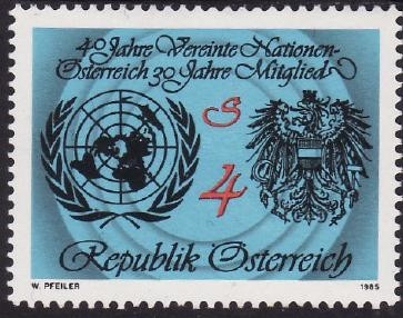 Austria 1985 - Aniversari,1v.,serie completa,neuzata foto